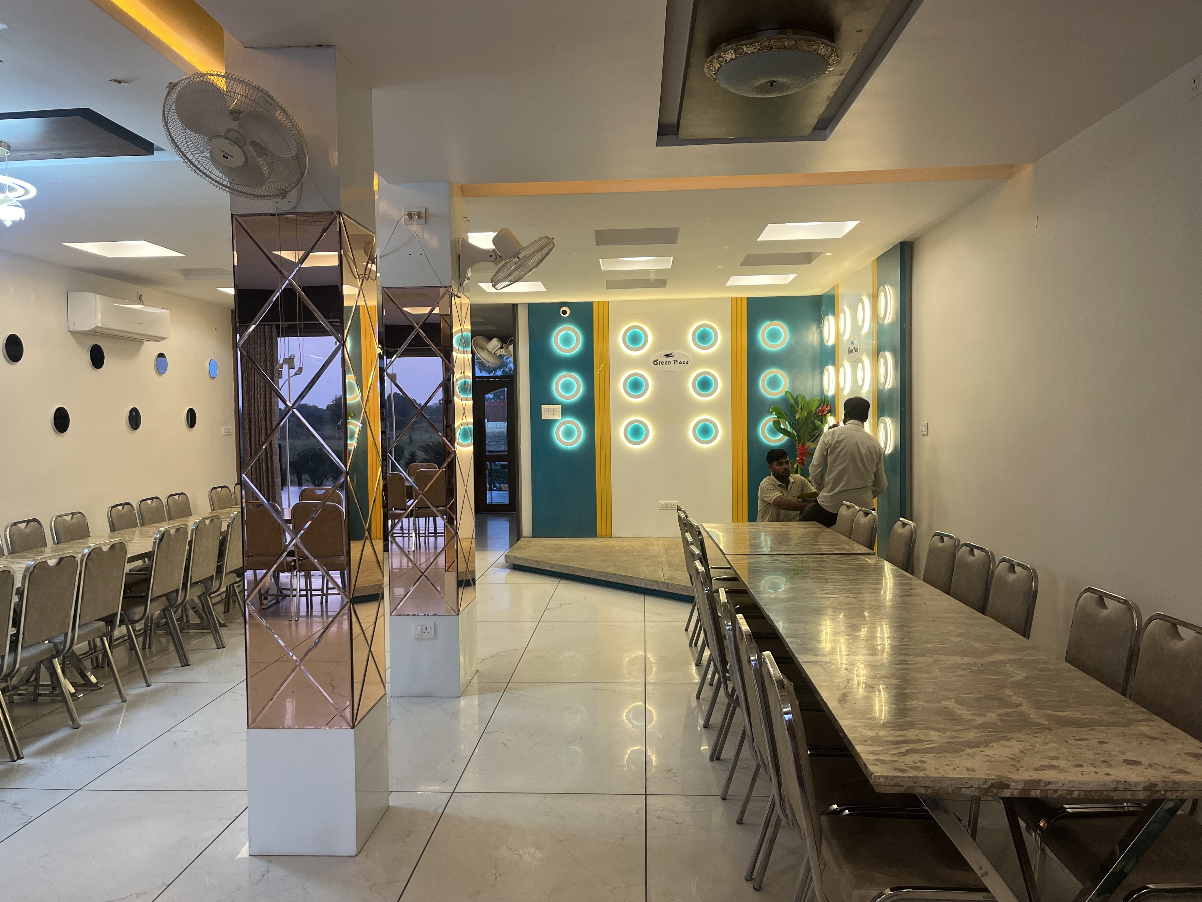 Lobby seating area at Hotel Green Plaza